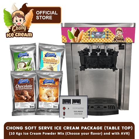 chong ice cream machine|Chong Soft Serve Ice Cream Machine Package – Table Top.